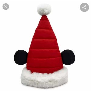 Mickey Mouse Quilted Santa Hat